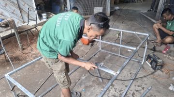 Pembinaan Kemandirian Berbasis Keterampilan, Lapas Kelas IIA Binjai Bekali Warga Binaan Keahlian Pengelasan